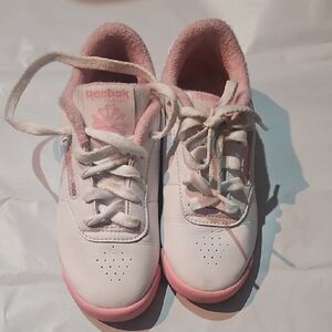 Reebok Pink and White Athletic Shoes
